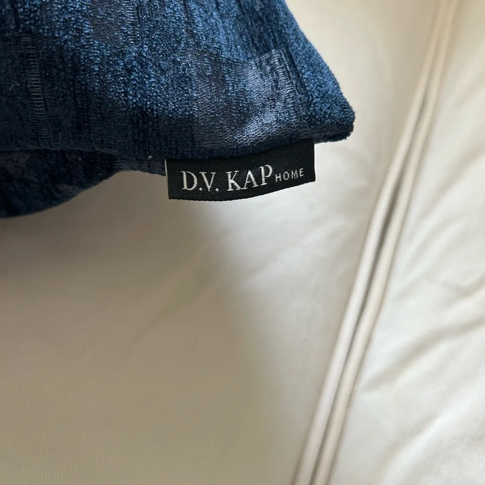D.V. Kap Home Navy Accent Pillows 2